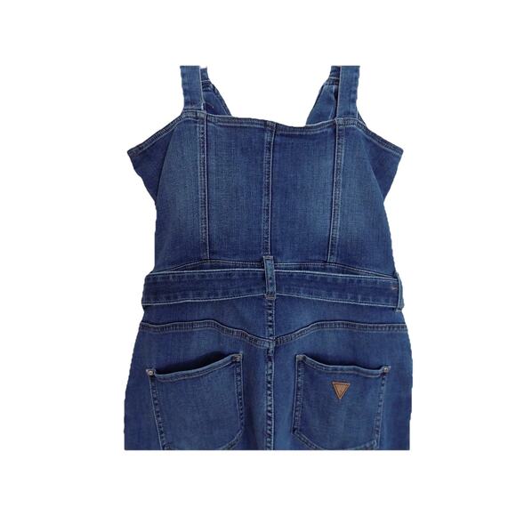 GUESS denim jumpsuit overalls size Large - Picture 5 of 7